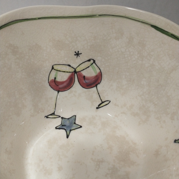 Julia Junkin PAPA Serving Bowl-CERTIFIED INTERNATIONAL  10" ROUND - Picture 14 of 15